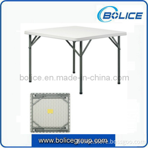 34" Single-Piece Square Plastic Top Folding Meeting Table